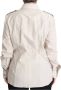 Dolce & Gabbana Beige Poplin Safari Fitted Pocket Shirt Top Beige Dames - Thumbnail 2
