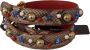 Dolce & Gabbana Python Leren Studs Schouderband Brown Dames - Thumbnail 2