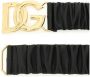 Dolce & Gabbana Elastische Leren Riem met Gouden Metalen Gesp Black Dames - Thumbnail 2