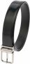Dolce & Gabbana Zwarte Leren Riemen Eenvoudige Elegante Stijl Black Heren - Thumbnail 4