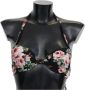 Dolce & Gabbana Bikini Top met Bloemenmotief Black Dames - Thumbnail 2