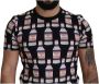 Dolce & Gabbana Elegante zwarte Bacio Di Venere print tee Multicolor - Thumbnail 2