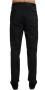 Dolce & Gabbana Zwarte Katoenen Brokaat Formele Broek Black Heren - Thumbnail 2