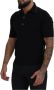Dolce & Gabbana Black Cotton Silk Polo Shortsleeve T-shirt Zwart Heren - Thumbnail 2