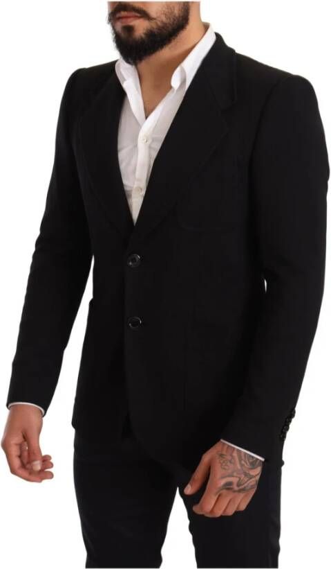 Dolce & Gabbana Blazerjas Zwart Heren
