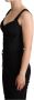 Dolce & Gabbana Black Floral Lace Bodysuit Hot Pants Dress Zwart Dames - Thumbnail 2