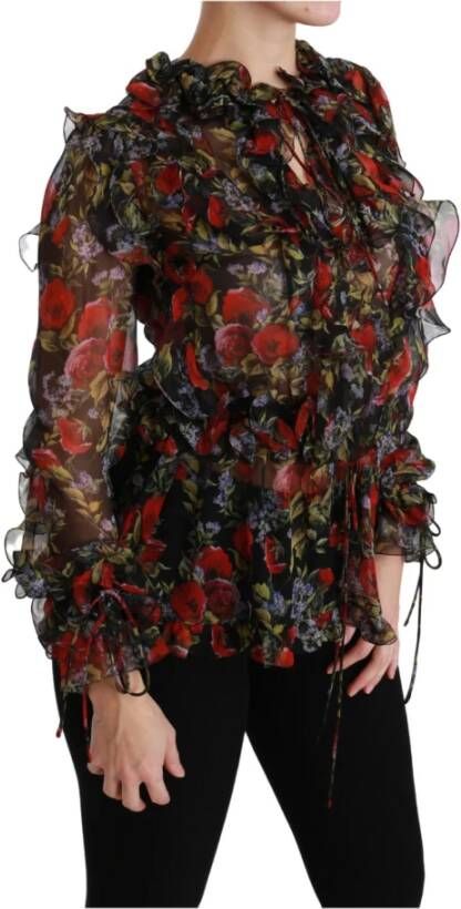 Dolce & Gabbana Blouse overhemd Zwart Dames