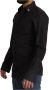 Dolce & Gabbana Zwarte Goud Katoenen Kristal Kruis Slim Shirt Black Heren - Thumbnail 2