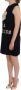 Dolce & Gabbana Black I AM A Princess Crystal Shift Dress Zwart Dames - Thumbnail 2