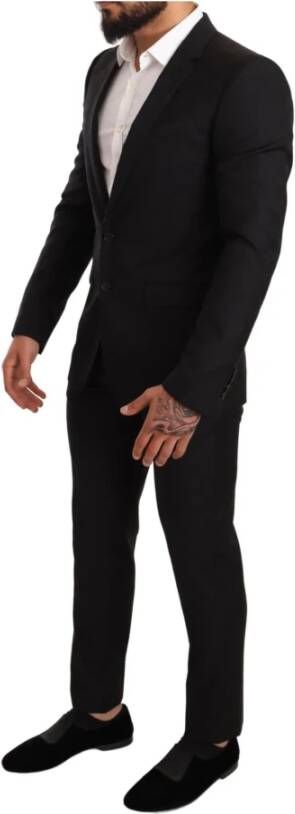Dolce & Gabbana Pak met enkele rij knopen Zwart Heren