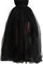 Dolce & Gabbana Black Nylon High Waist Long A-line Tulle Skirt Zwart Dames - Thumbnail 2