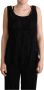 Dolce & Gabbana Zwarte Zijden Camisole Tanktop met Kant Black Dames - Thumbnail 2