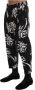 Dolce & Gabbana Zwarte boom katoenen stretch broek Zwart Dames - Thumbnail 2
