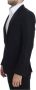 Dolce & Gabbana Prachtige Zwarte Wol Martini Slim Fit Blazer Black Heren - Thumbnail 3
