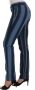 Dolce & Gabbana Blauwe Gestreepte Katoenen Jeans Slim Fit Blauw Dames - Thumbnail 2