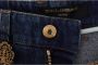 Dolce & Gabbana Blauwe Versierde Rechte Denim Jeans Blue Dames - Thumbnail 4