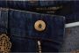 Dolce & Gabbana Hoge taille wijde pijp jeans met ketting Blue Dames - Thumbnail 4