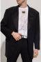 Dolce & Gabbana Oversize Zijden Revers Jas Black Heren - Thumbnail 2