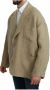 Dolce & Gabbana Beige Jacket Coat 100% Jute Blazerjas Coat Beige Heren - Thumbnail 2