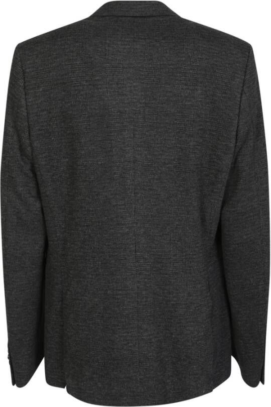 Dolce & Gabbana Klassieke Zwarte Gebreide Blazer Zwart Heren