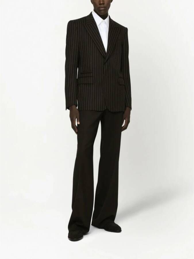 Dolce & Gabbana Blazerjas Zwart Heren