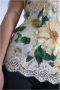 Dolce & Gabbana Luxe Bloemen Zijden Blouse Multicolor Dames - Thumbnail 3