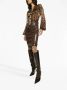 Dolce & Gabbana Zijden Bruine Shirt met Lange Mouwen Brown Dames - Thumbnail 2