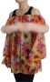 Dolce & Gabbana Bloemenbont Shearling Blouse Top Multicolor Dames - Thumbnail 2