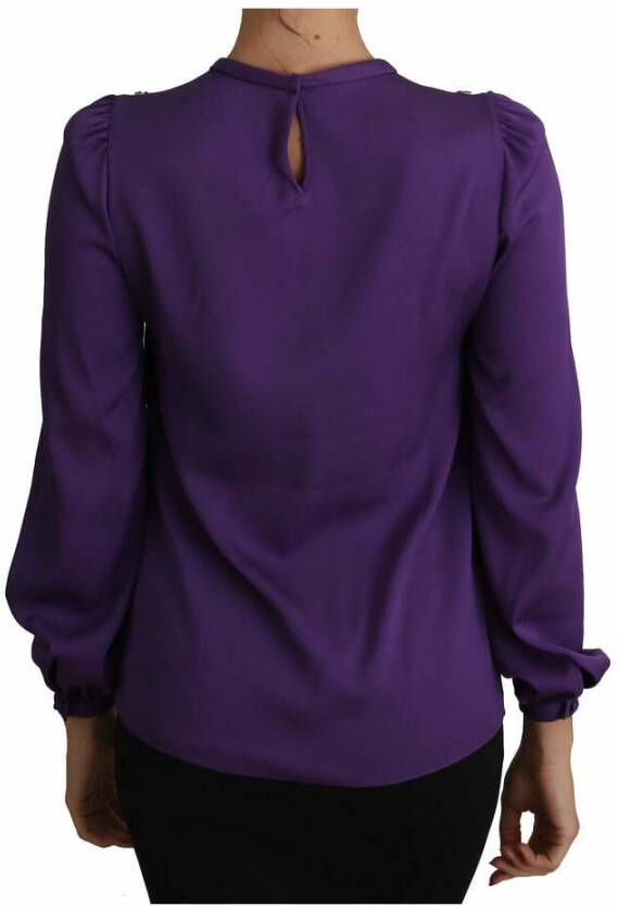 Dolce & Gabbana Blouse overhemd Paars Dames