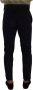 Dolce & Gabbana Blue Cotton Skinny Corduroy Trouser Pants Blauw Heren - Thumbnail 2