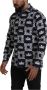 Dolce & Gabbana Blue Denim Stretch DG Crown Logo Casual overhemd Blauw Heren - Thumbnail 2