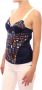Dolce & Gabbana Blauwe Sailor Motief Tank Top Blue Dames - Thumbnail 2