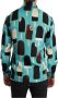Dolce & Gabbana Blauwe Zijden IJsprint Casual Chemise Multicolor Heren - Thumbnail 2