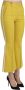 Dolce & Gabbana Gele Chique Flared Broek voor Elegante Avonden Yellow Dames - Thumbnail 2