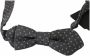 Dolce & Gabbana Zijden Smalle Verstelbare Hals Cirkels Strik Gray Heren - Thumbnail 2