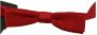 Dolce & Gabbana Smalle Zijden Verstelbare Hals Papillon Strik Red Heren - Thumbnail 2