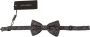 Dolce & Gabbana Zwart Wit Zijden Verstelbare Hals Papillon Stropdas Black Heren - Thumbnail 4