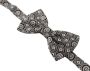 Dolce & Gabbana Zwart Wit Zijden Verstelbare Hals Papillon Stropdas Black Heren - Thumbnail 2