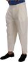 Dolce & Gabbana Elegante witte katoenen stretchjurkbroek Beige Heren - Thumbnail 2