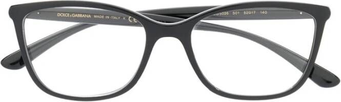 Dolce & Gabbana Bril Zwart Dames