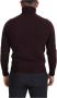 Dolce & Gabbana Brown Wool Turtle Neck Pullover Sweater Bruin Heren - Thumbnail 2