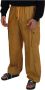 Dolce & Gabbana Bruine Linnen Trekkoord Cargo Broek Luxe Upgrade Brown Heren - Thumbnail 3