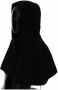 Dolce & Gabbana Elegante Zwarte Hooded Sjaal Wrap Black Dames - Thumbnail 3