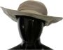 Dolce & Gabbana Beige 100% Lamb Leather Wide Brim Panama Hat Beige Unisex - Thumbnail 2