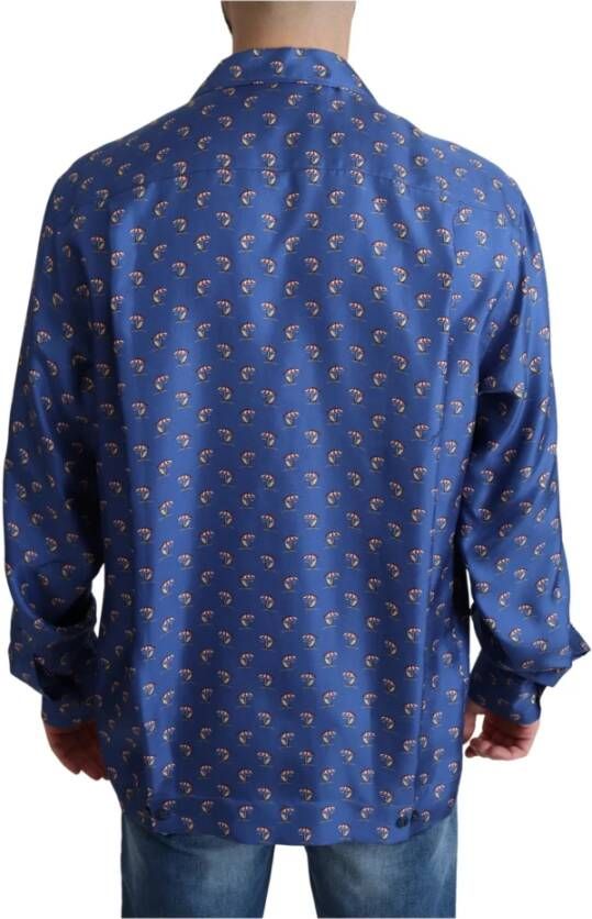 Dolce & Gabbana Casual overhemd Blue Heren