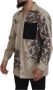 Dolce & Gabbana Beige Camouflage Katoenen Overhemd met Lange Mouwen Beige Heren - Thumbnail 2