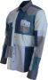 Dolce & Gabbana Blauwe Katoenen Patchwork Slim Fit Top Shirt Blue Heren - Thumbnail 2