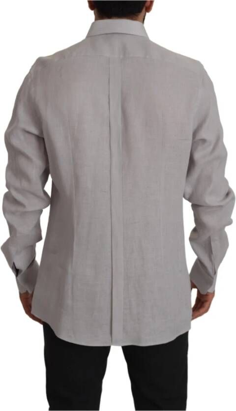 Dolce & Gabbana Casual Shirts Grijs Heren