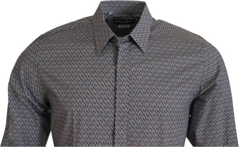 Dolce & Gabbana Casual Shirts Grijs Heren