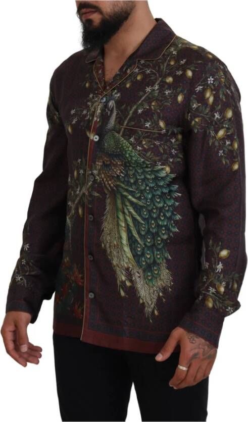 Dolce & Gabbana Casual Shirts Rood Heren